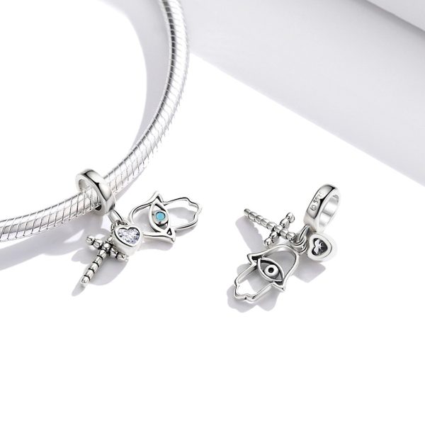 talisman-pandantiv-cros-and-hamsa-hand-din-argint-925-1.jpg Talisman pandantiv cros and Hamsa hand din argint 925