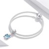 Talisman pandantiv din argint 925 blue turtle