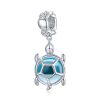 Talisman pandantiv din argint 925 blue turtle