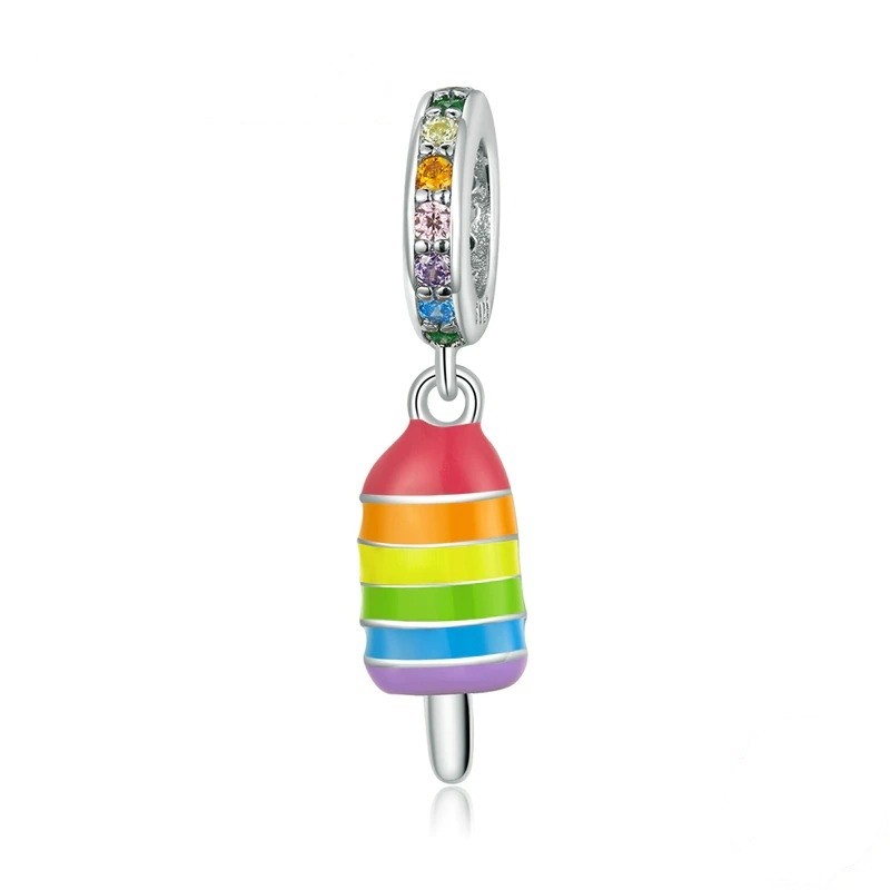 Talisman pandantiv din argint 925 colorful icecream
