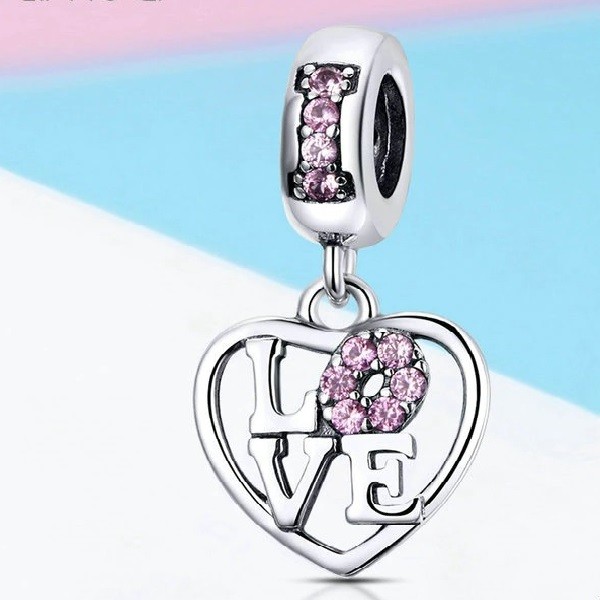 talisman-pandantiv-din-argint-925-cu-cristale-pink-love-3.jpg Talisman pandantiv din argint 925 cu cristale pink love