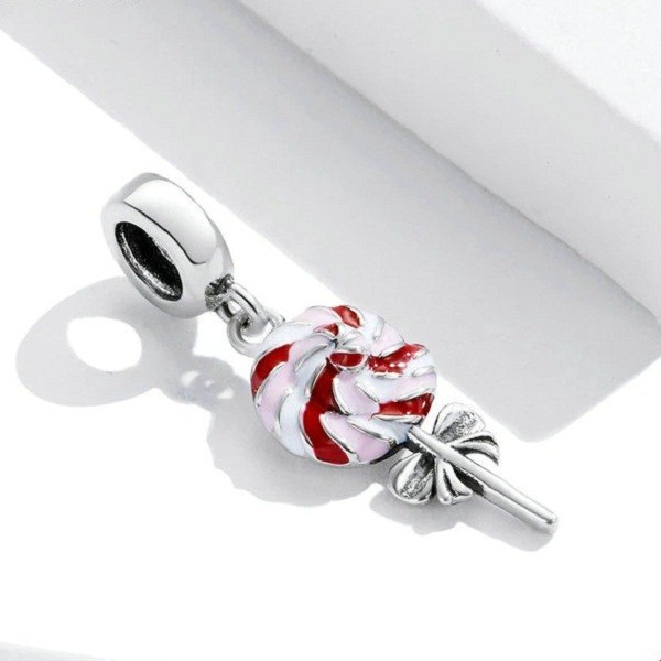 Talisman pandantiv din argint 925 cu email sweet candy