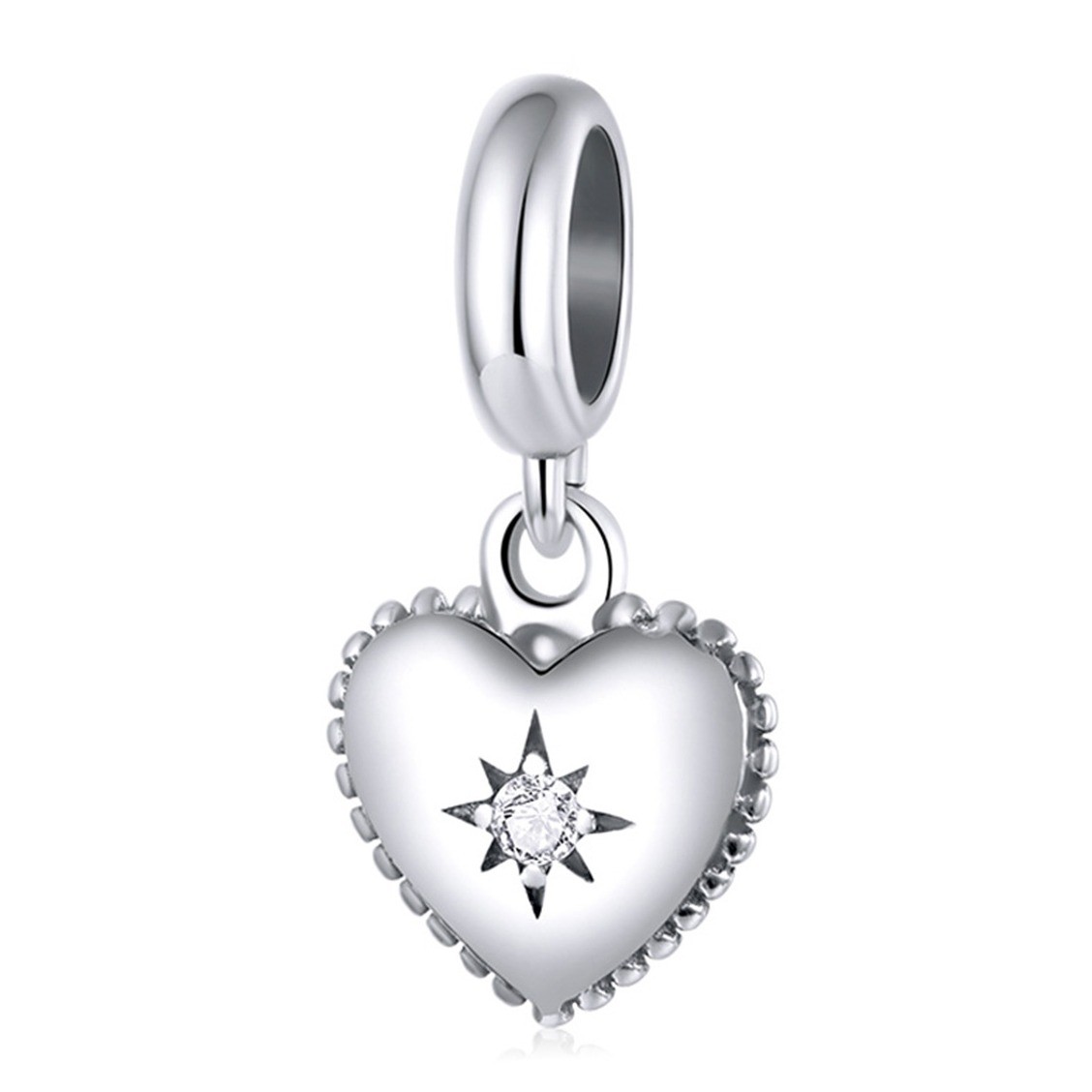 Talisman pandantiv din argint 925 I love you