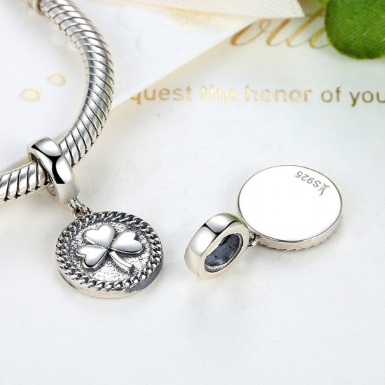 Talisman pandantiv din argint 925 lucky flower