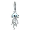 Talisman pandantiv din argint 925 marine jellyfish