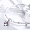 Talisman pandantiv din argint 925 red heart