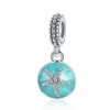 Talisman pandantiv din argint 925 si email sea starfish