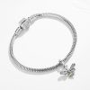 Talisman pandantiv din argint cu cristale zironiu cute bee