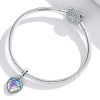 Talisman pandantiv mermaid heart din argint 925