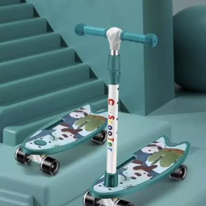 Trotineta 2 in 1, transformabila in skateboard, greutate maxima 75 kg, SK10 - verde