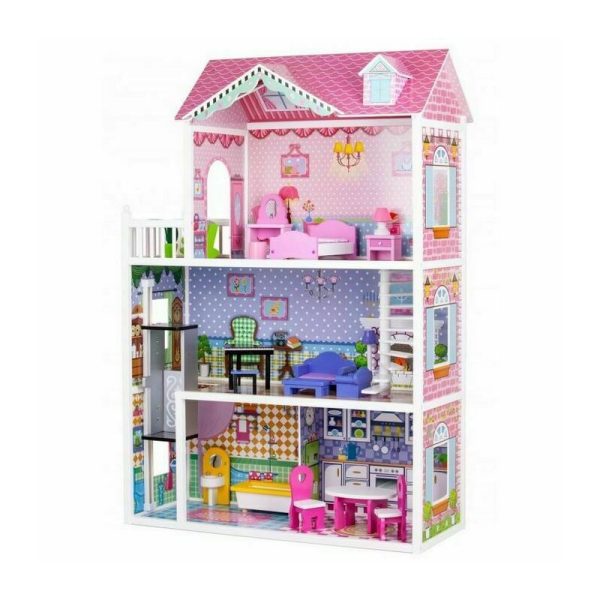 Ecotoys - Casuta de basm capsunica cu lift