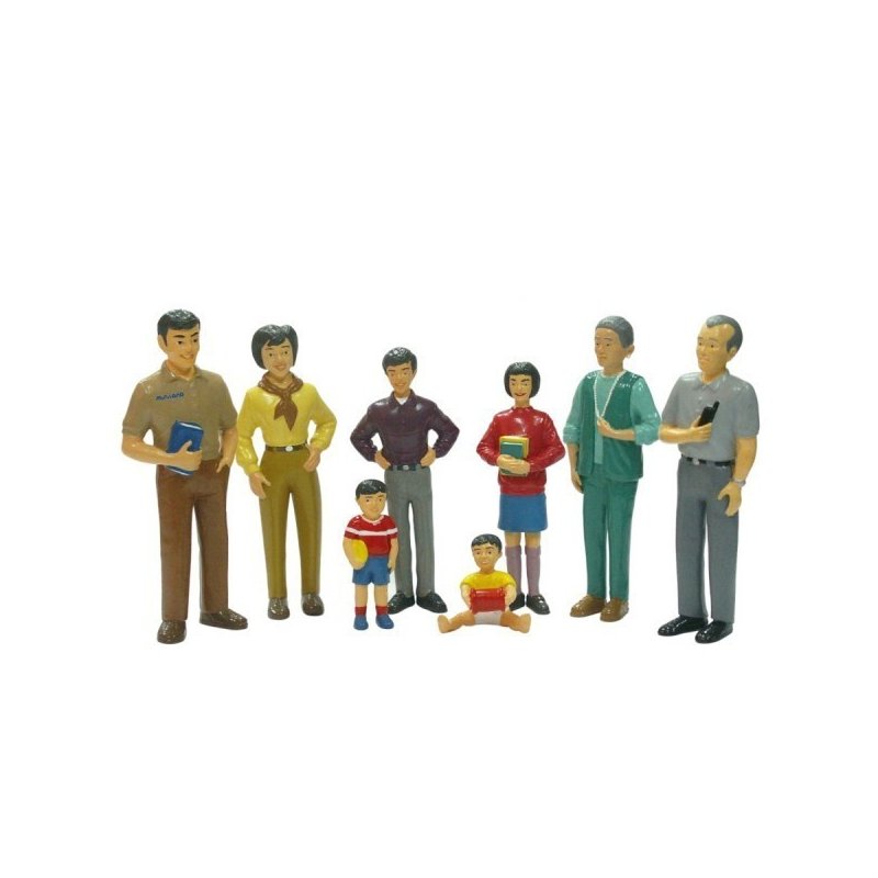 Miniland - Figurine familie asiatica