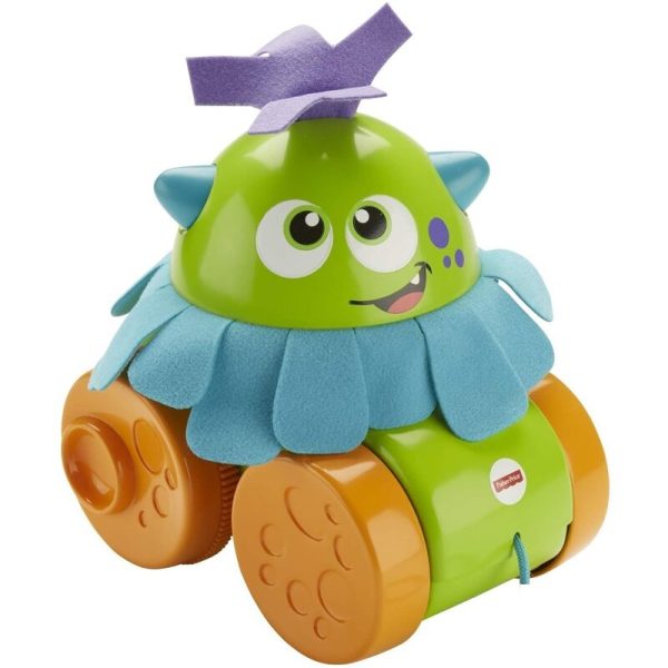 Fisher-price - Jucarie de tras Fisher Price Monstrulet amuzant rotativ