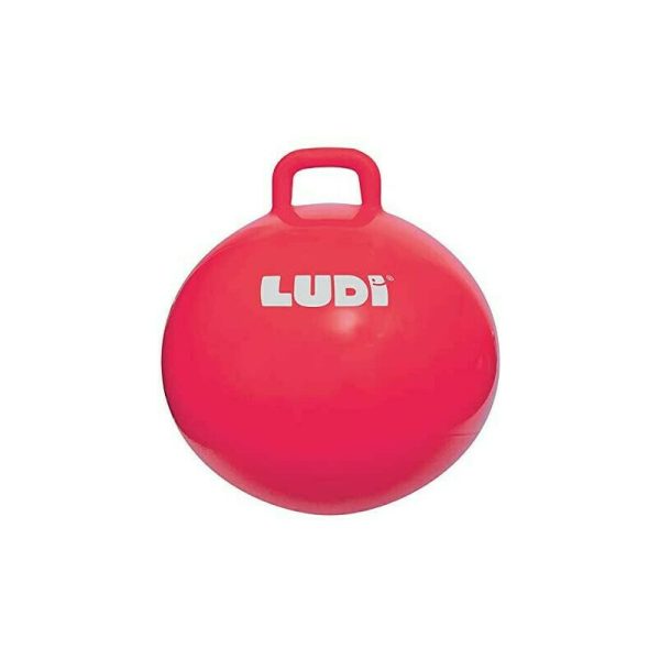 Ludi - Jumper gonflabil Minge 55 cm, Rosu