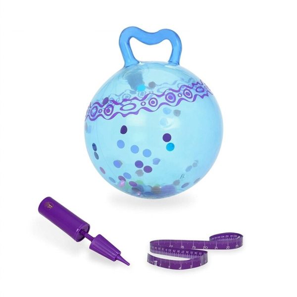 minge-pentru-sarit-albastra-cu-bile-luminoase-1038718-4.jpeg BToys - Minge pentru sarit albastra cu bile luminoase