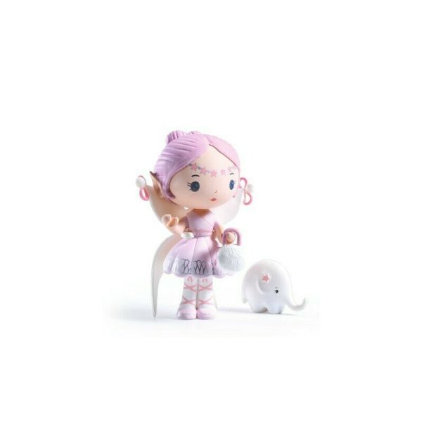 printesa-roz-elfe-si-bolero-1367192-4.jpeg Djeco - Set figurine Printesa Elfe si Bolero, Roz