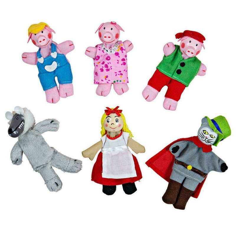 BigJigs - Set papusi degetar Povestile copilariei