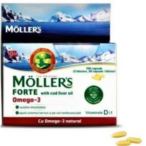 Mollers Forte Omega-3 cod liver oil - 150 capsule