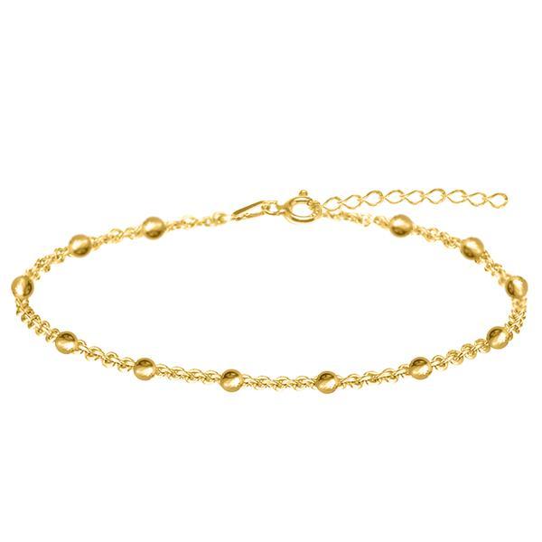 bratara-din-argint-925-placat-cu-aur-galben-24k-ball-1.jpg Bratara din argint 925 placat cu aur galben 24K - Ball