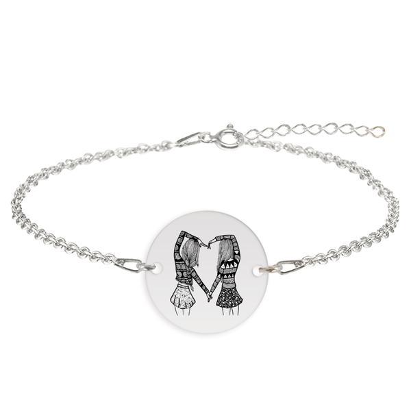 bratara-personalizata-pentru-prietene-surori-din-argint-925-banut-anabella-1.jpg Bratara personalizata pentru prietene / surori din argint 925 - Banut - Anabella