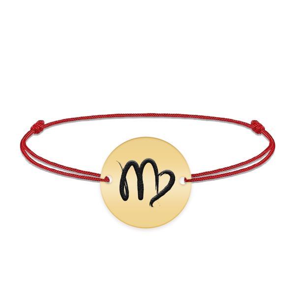 bratara-snur-si-banut-argint-925-placat-cu-aur-galben-24k-personalizat-cu-semn-zodiacal-fecioara-1.jpg Bratara snur si banut argint 925 placat cu aur galben 24K personalizat cu semn zodiacal Fecioara