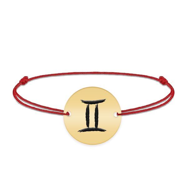 bratara-snur-si-banut-argint-925-placat-cu-aur-galben-24k-personalizat-cu-semn-zodiacal-gemeni-1.jpg Bratara snur si banut argint 925 placat cu aur galben 24K personalizat cu semn zodiacal Gemeni