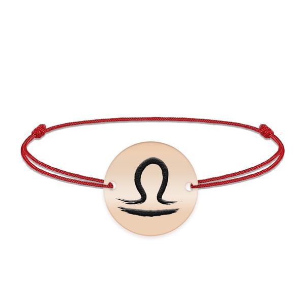 bratara-snur-si-banut-argint-925-placat-cu-aur-roz-personalizat-cu-semn-zodiacal-balanta-1.jpg Bratara snur si banut argint 925 placat cu aur roz personalizat cu semn zodiacal Balanta