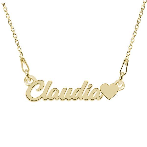 colier-argint-placat-cu-aur-24-karate-inimioara-nume-claudia-bijouxmag-45-cm-1.jpg Colier Argint Placat cu Aur 24 karate, Inimioara, Nume Claudia, BijouxMAG, 45 cm