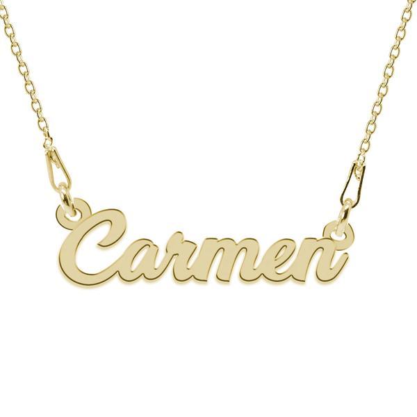 colier-argint-placat-cu-aur-24-karate-nume-carmen-45-cm-1.jpg Colier Argint Placat cu Aur 24 karate, Nume Carmen, 45 cm