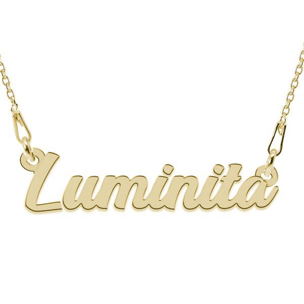 colier-argint-placat-cu-aur-24-karate-nume-luminita-45-cm-1.jpg Colier Argint Placat cu Aur 24 karate, Nume Luminita, 45 cm