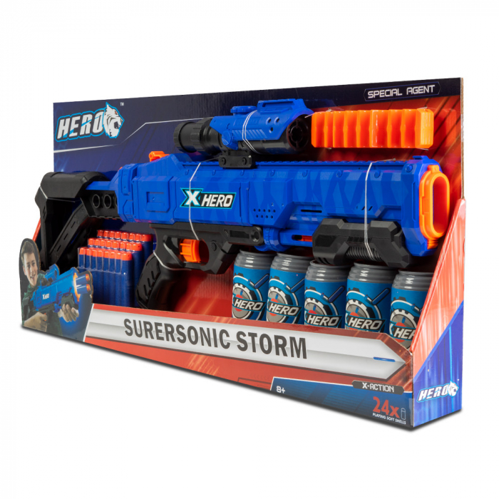 pistol-de-jucarie-cu-ventuze-spuma-si-butoaie-tinta-albastru-copie-9866-3338.jpg Set Pusca X-Hero cu Luneta