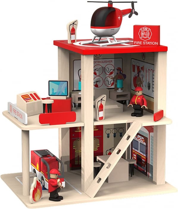 statie-de-pompieri-cu-accesorii-jucarie-de-rol-montessori-copie-310633.jpg Statie de Pompieri din Lemn cu Accesorii - Jucarie de Rol Montessori