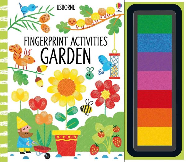 Pachet de Carti cu activitati de pictat cu degetelele sau cu stampila: Fingerprint Activities Garden, Fingerprint Activities, Rubber Stamp Activities: Garden, Poppy, Sam?s rubber stamp activities