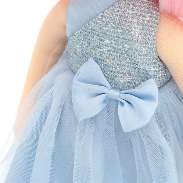 Papusa - Billie in a Blue Satin Dress 32 - Orange Toys