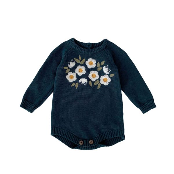Body Tricotat Fetite Albastru Ocean - 12-18 luni