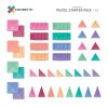 CT_Box_Contents_Pastel_64.jpg Set de constructie magnetic, Connetix, Pastel Starter Pack 64 pc