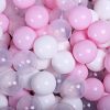 Meowbaby ? Piscina rotunda 90?40 cm cu 300 mingi pentru copii ? Light Pink