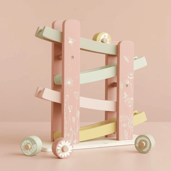 Little Dutch - Jucarie din lemn pista de curse - Wild Flowers