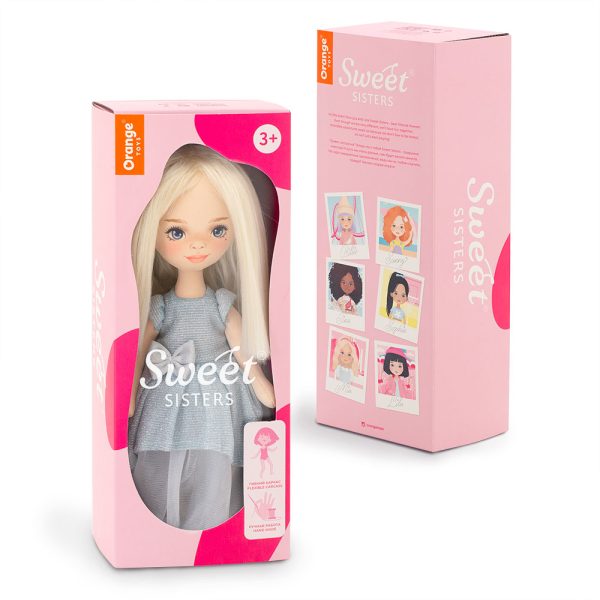 Papusa - Mia in a Light Blue Dress 32 - Orange Toys