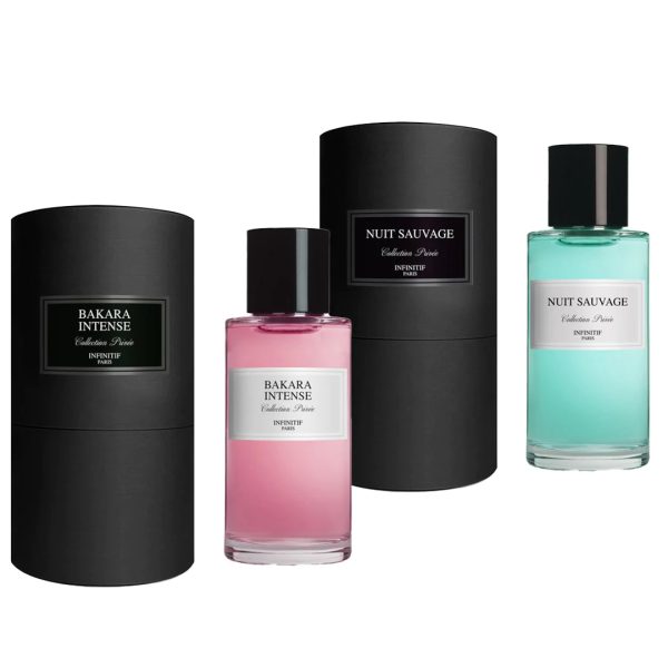 Pachet 2 parfumuri Bakara Intense 50 ml si Nuit Sauvage 50 ml