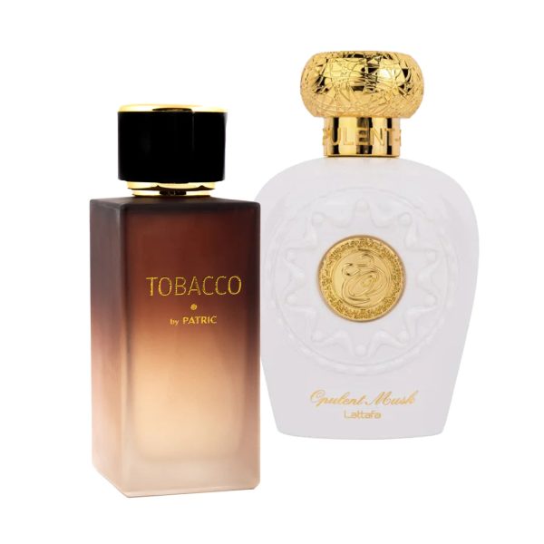 PachetMusk_Tobacco.jpg Pachet 2 parfumuri Opulent Musk 100 ml si Tobacco by Patric 100 ml