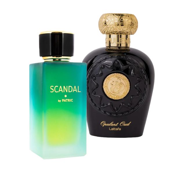 PachetScandal_OpulentOud.jpg Pachet 2 parfumuri Opulent Oud 100 ml si Scandal by Patric 100 ml