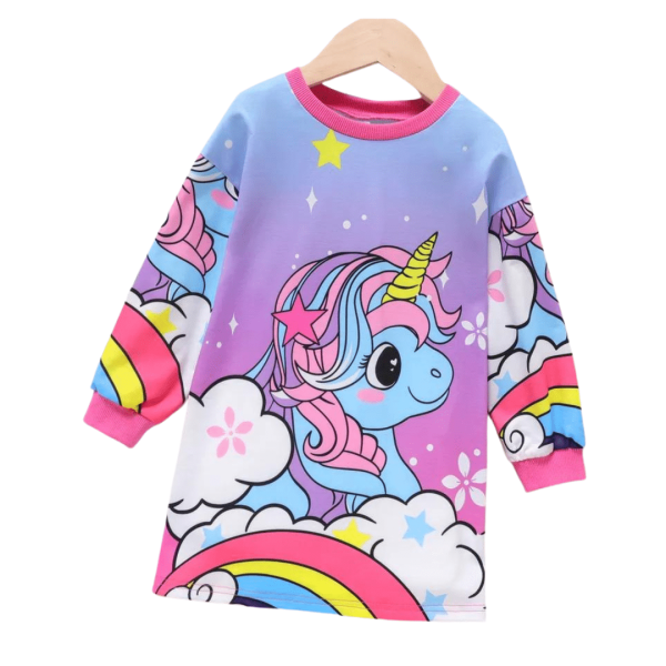 Rochie-Bluza-Oversize-Unicorn.png Rochie Oversize Unicorn - 2 ani