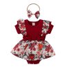 Rochita Body Fetite Visiniu Rosalia - 9-12 luni
