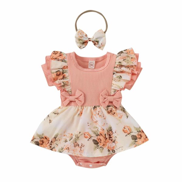 Rochita Body Fetite Roz Rosalia - 6-9 luni