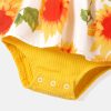 Rochita Body Galben Fetite Adella - 12-18 luni