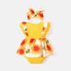 Rochita Body Galben Fetite Adella - 12-18 luni