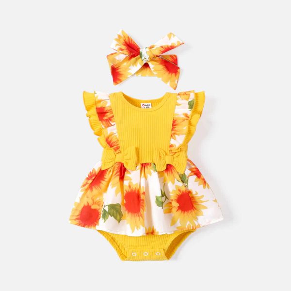 Rochita Body Galben Fetite Adella - 12-18 luni