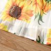 Rochita Fetite Cu Palarie Sunflower - 6-9 luni