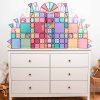 Set de constructie magnetic, Connetix Magnetic Tiles, Pastel Creative Pack 120 piese